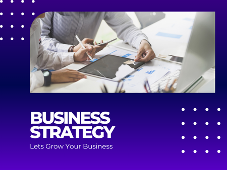 Business Strategy & Growth Poster