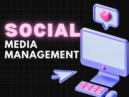 Social Media Management poster